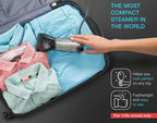 Handheld Portable Garment Steamer – Black Metal Steam Head
