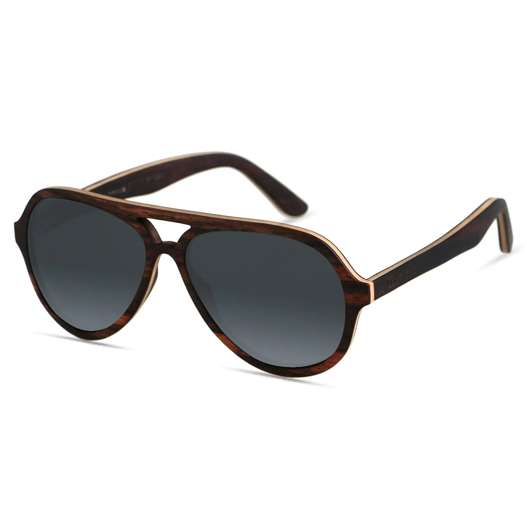 Polarized Wooden Aviator Sunglasses – Andwood