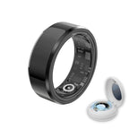 Smart Ring Health & Fitness Tracker – IP68 Waterproof (Black, Size 8)