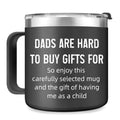 16 oz “Dad” Gift Coffee Tumbler – Black