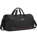 Gym Travel Duffle Bag with Shoe Compartment & Wet Pocket – Tuguan (Black)