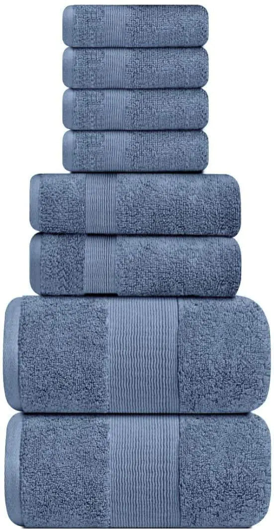 Resort Collection 8-Piece Cotton Towel Set