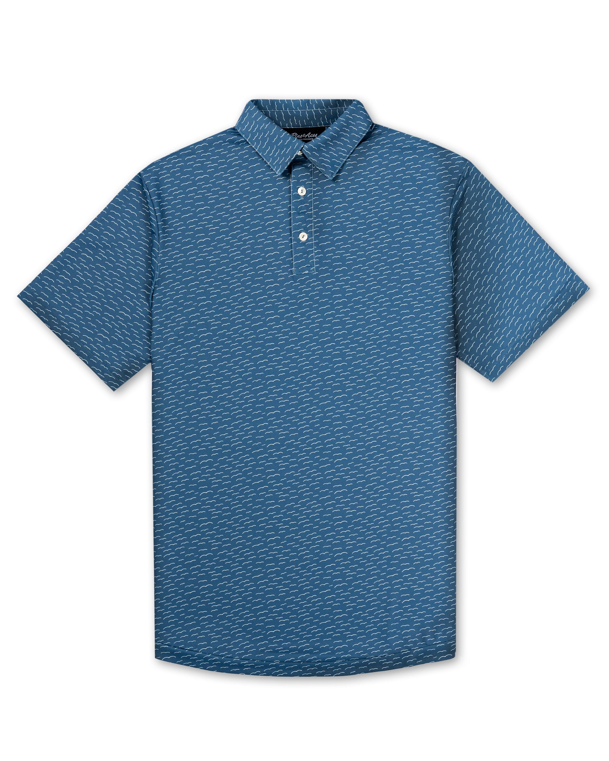 Men’s Flight Pattern Blade Collar Performance Polo