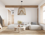 Handwoven Rattan Bell Pendant Light – Wabi-Sabi Style