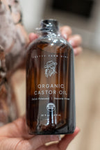 Organic Cold-Pressed Castor Oil – 8 oz or 16 oz