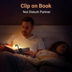 Rechargeable Mini Clip-On LED Book Light – Black or White