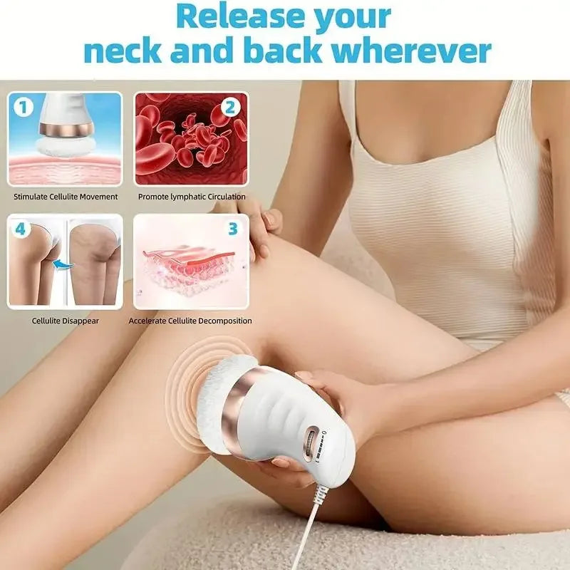 Electric 360° Body Massager with Washable Pads