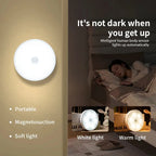 4-Pack Rechargeable Motion Sensor LED Night Lights – Warm or White