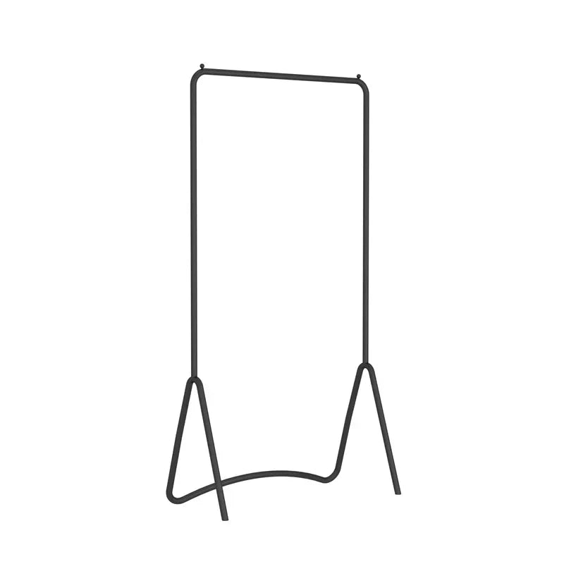 Freestanding Metal Clothing Rack – Gold & Black Nordic Style