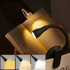 Rechargeable Mini Clip-On LED Book Light – Black or White
