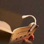 Rechargeable Mini Clip-On LED Book Light – Black or White