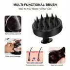 4-Piece Silicone Bath & Body Scrubber Set – Black