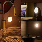 4-Pack Rechargeable Motion Sensor LED Night Lights – Warm or White