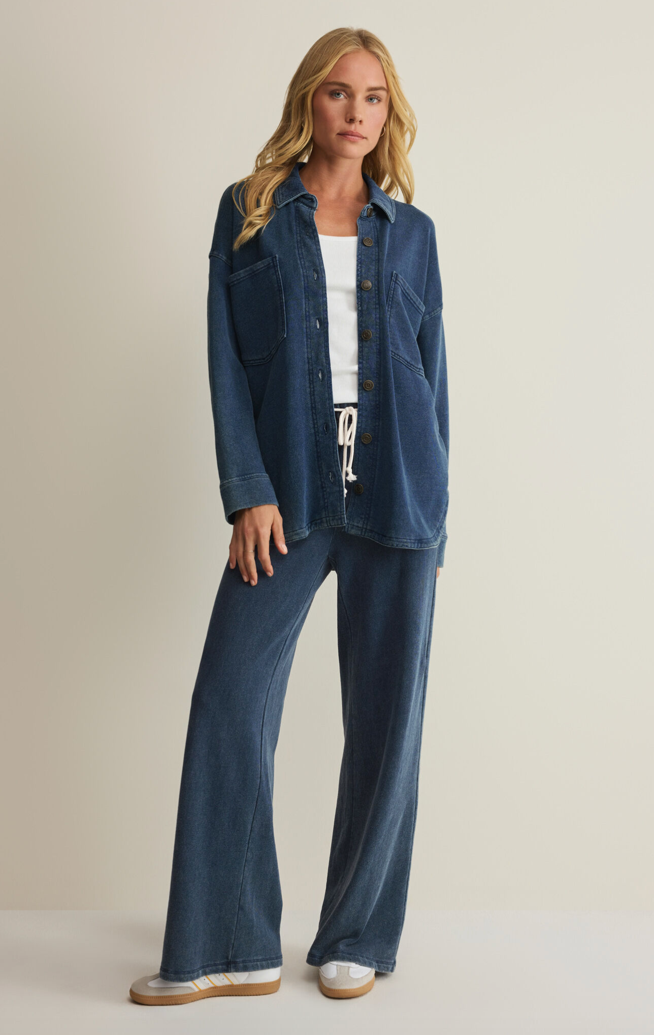 Hunter Knit Denim Pant | Indigo
