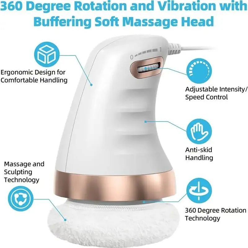 Electric 360° Body Massager with Washable Pads