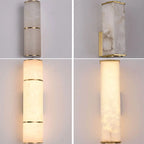 Modern LED Marble Wall Sconce – Gold