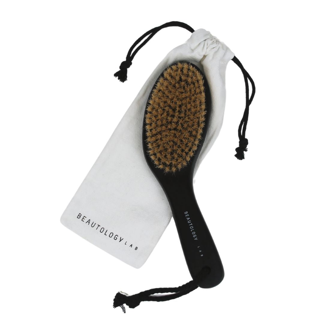 Long-Handle Dry Body Brush – Natural Bristles