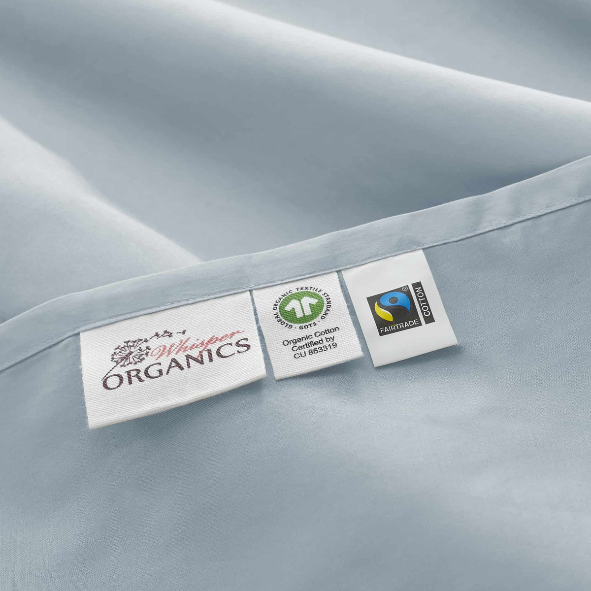 500 Thread Count Organic Cotton Sateen Duvet Cover Set