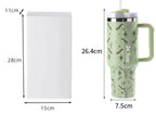 Stainless Steel Straw Tumbler