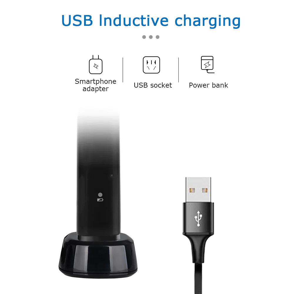 Electric Toothbrush with Inductive Charging (Sonic Technology)