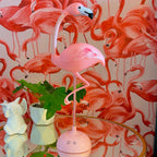 Flamingo Touch LED Desk Lamp with Phone Holder – Pink