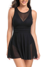 Color-Block Ruffle Swimsuit