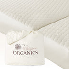 Organic Cotton Quilted Mattress Pad – Absorbent, Non-Waterproof Protection