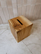 Teak Wood Tissue Box Cover