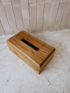 Teak Wood Tissue Box Cover