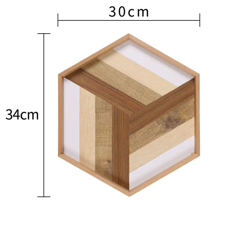 Wood Cake Serving Tray
