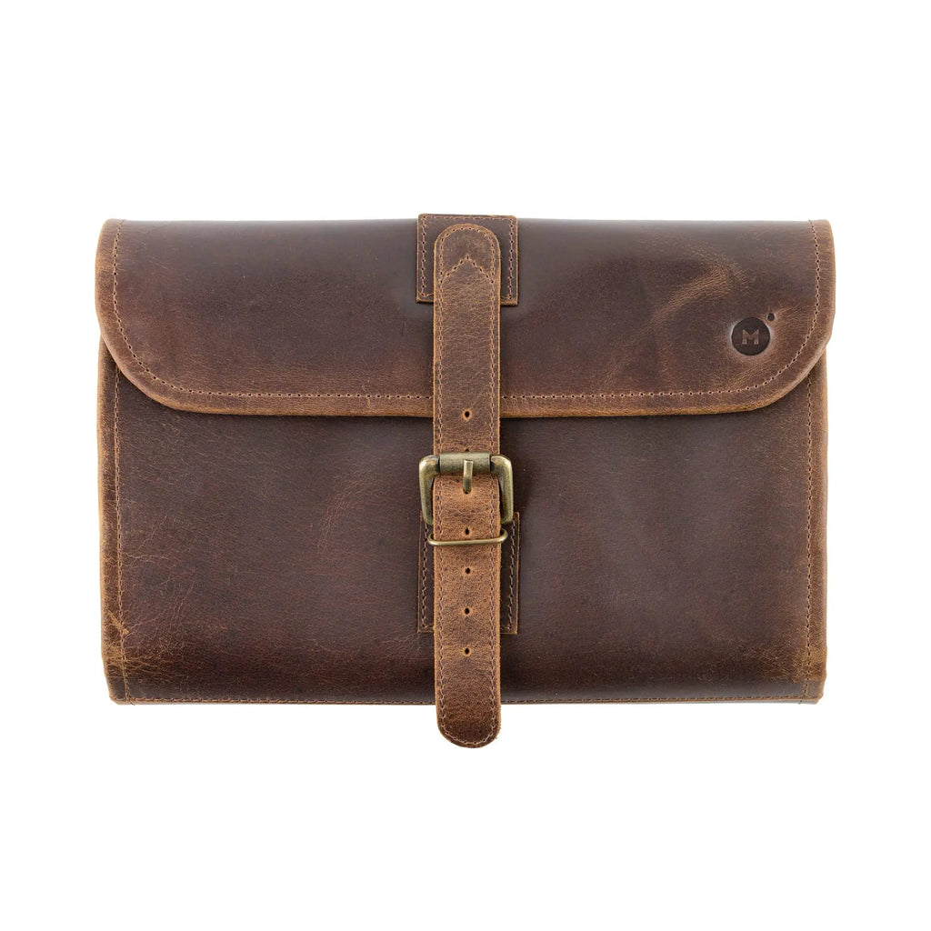 Leather Hanging Toiletry Bag – Moonster