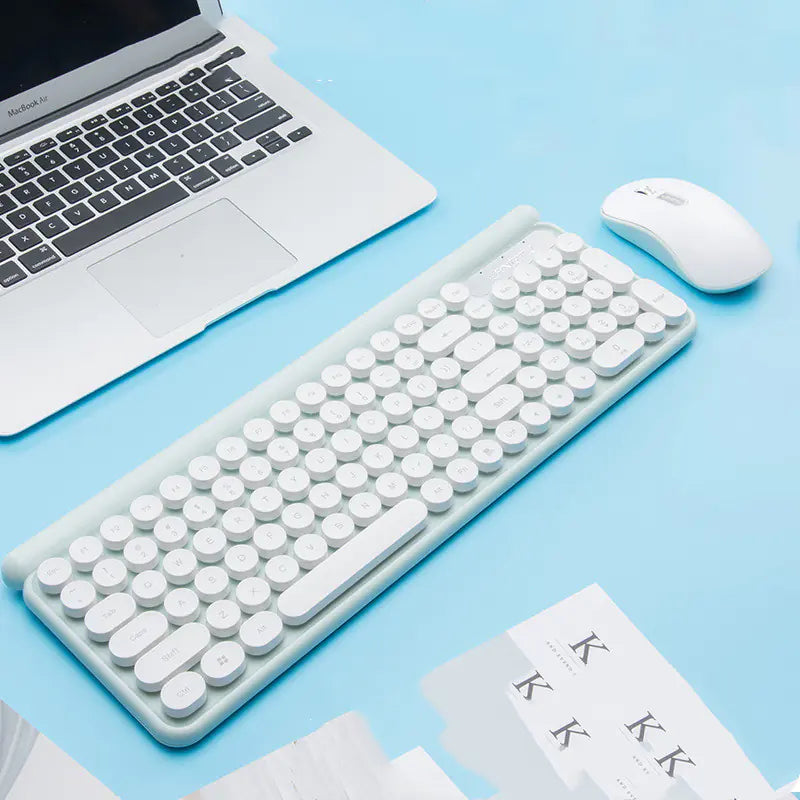 Wireless Charging Keyboard and Mouse Set for Gaming