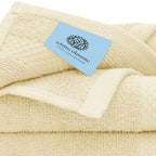 8-Piece Combed Cotton Towel Set (Beige)