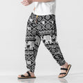 Men’s Retro Cotton Drawstring Pants