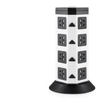 3D Vertical Socket Panel – Multi-Function Power Strip with USB