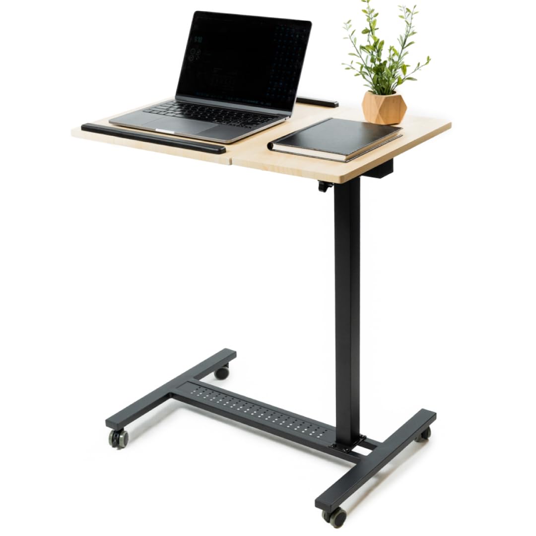 Portable Overbed Laptop Table – Adjustable Bedside Work Desk