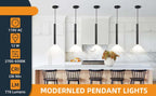 3-Piece Modern LED Pendant Light Set – Adjustable 2700K–6000K