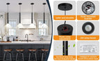 3-Piece Modern LED Pendant Light Set – Adjustable 2700K–6000K