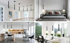 3-Piece Modern LED Pendant Light Set – Adjustable 2700K–6000K