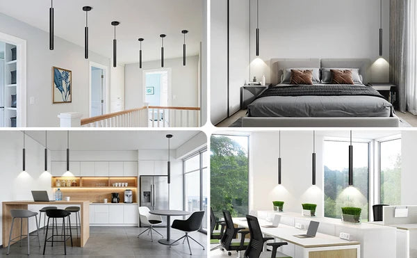 3-Piece Modern LED Pendant Light Set – Adjustable 2700K–6000K