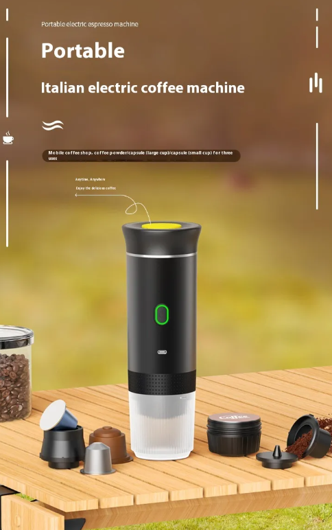 Portable Coffee Maker – BrewGo Capsule Coffee Machine