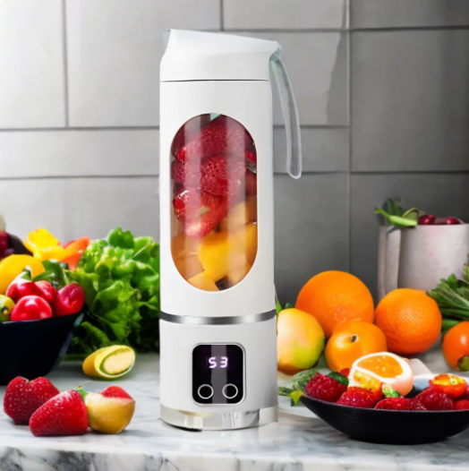Portable Smoothie Blender Bottle – Rechargeable Personal Mixer