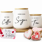 3-Piece Airtight Ceramic Kitchen Canister Set – Fifth Fork