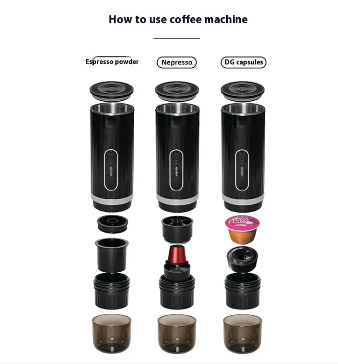 Portable Coffee Maker – Capsule Espresso Brewer