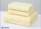 Waffle Cotton Bath Towel