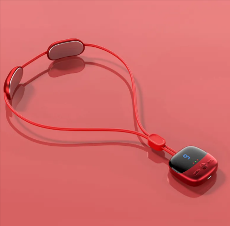 Mini Heated Neck & Shoulder Massager – EMS/TENS Pulse Therapy