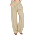 Women’s Casual Cotton-Linen Loose Pants