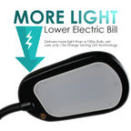 Adjustable LED Reading Floor Lamp – Black