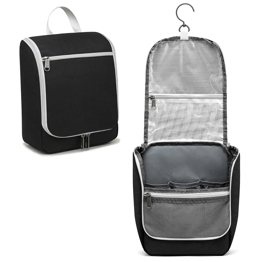 Hanging Travel Toiletry Bag – Black Della Gao