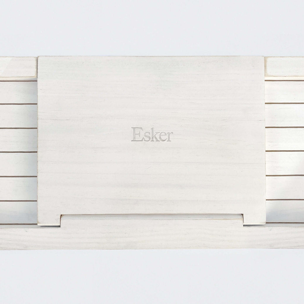 Wooden Bath Tray – Expandable Bathtub Caddy